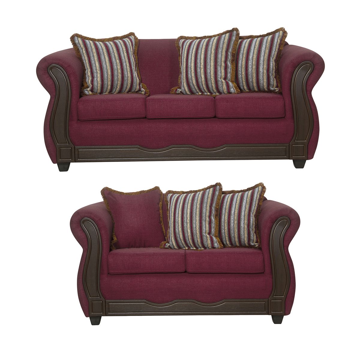 BLACK FACTORY - Juego de Living 3 2 Sofia