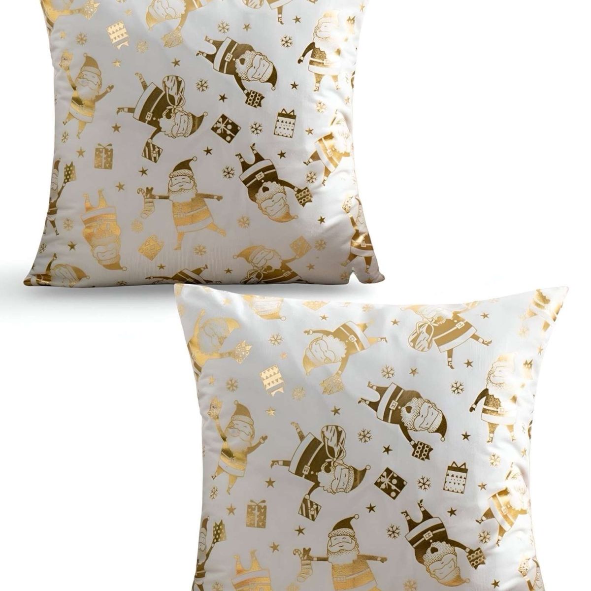 GENERICO - SET DE 2 FUNDAS DE COJIN PARA NAVIDAD M15