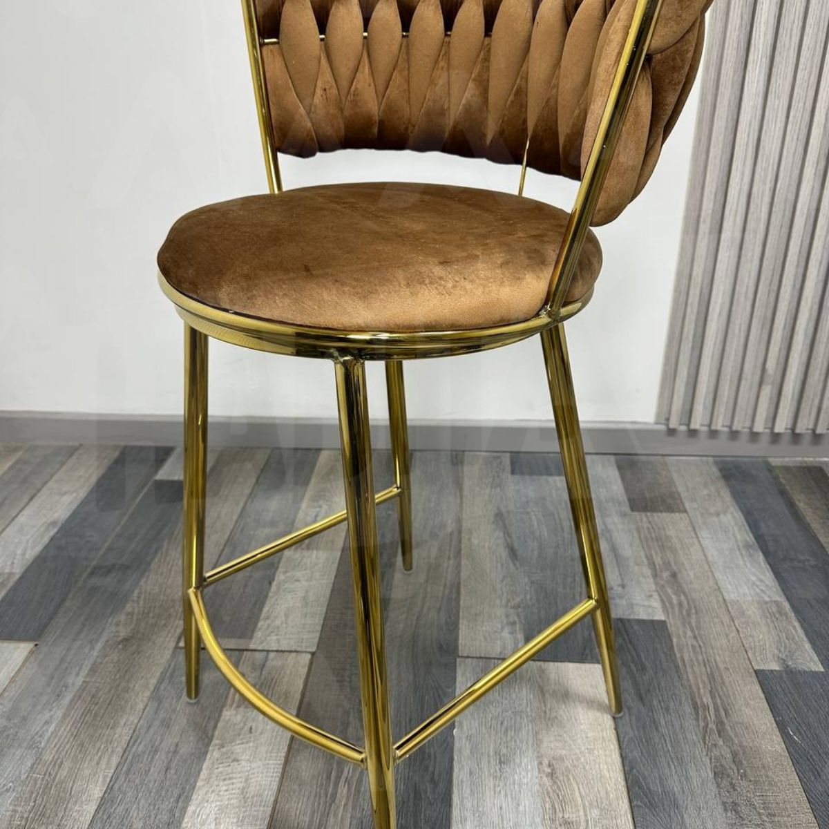 HABITA2 CHILE - Pack 4 Silla de Bar Queen de Terciopelo 66cm