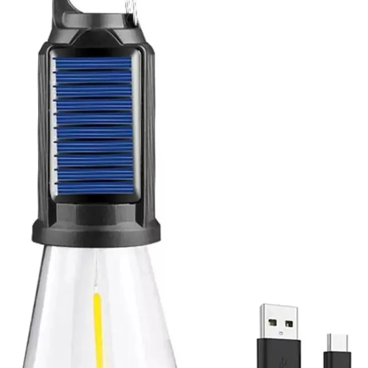 NO LOGO - Pack 2 Ampolleta Recargable Solar/usb Impermeable Camping