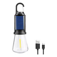 Pack 2 Ampolleta Recargable Solar/usb Impermeable Camping