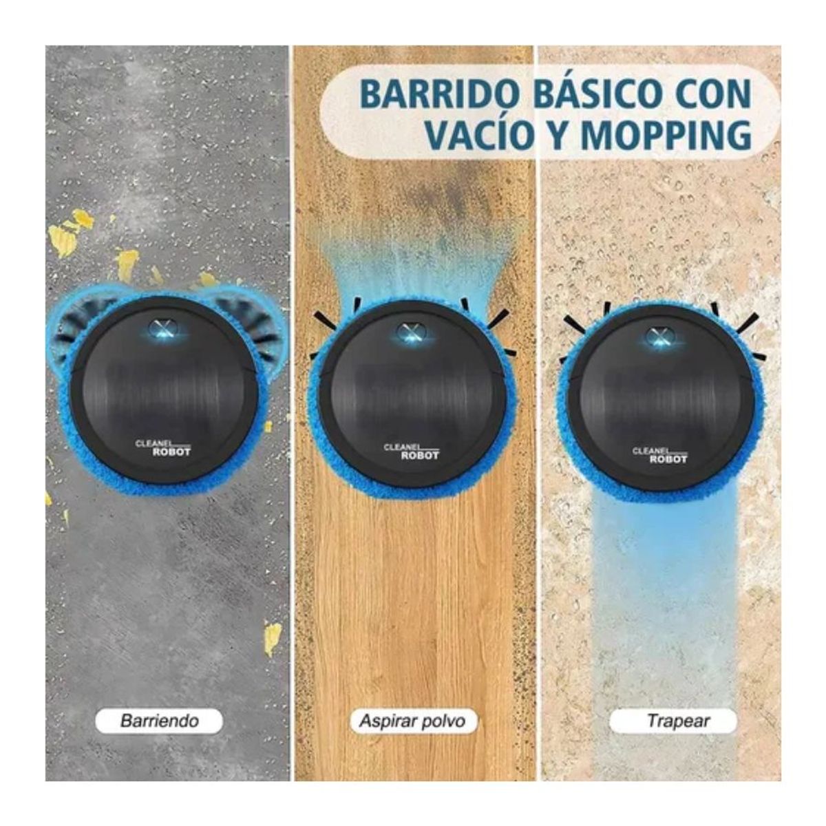 GENERICO - Robot Trapeador Inteligente Para Casa