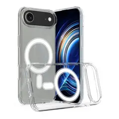 GENERICO - Carcasa para iPhone 17 Air MagSafe Transparente Reforzada