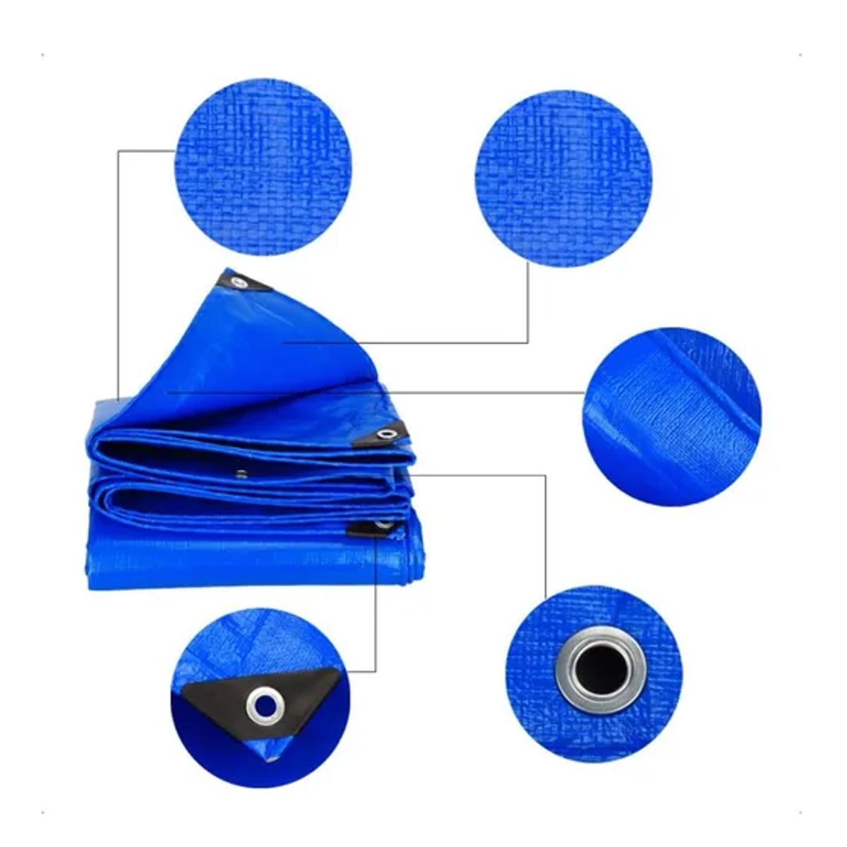 GENERICO - Lona Carpa Multiuso 3x4 Metros Impermeable Cobertor Universa