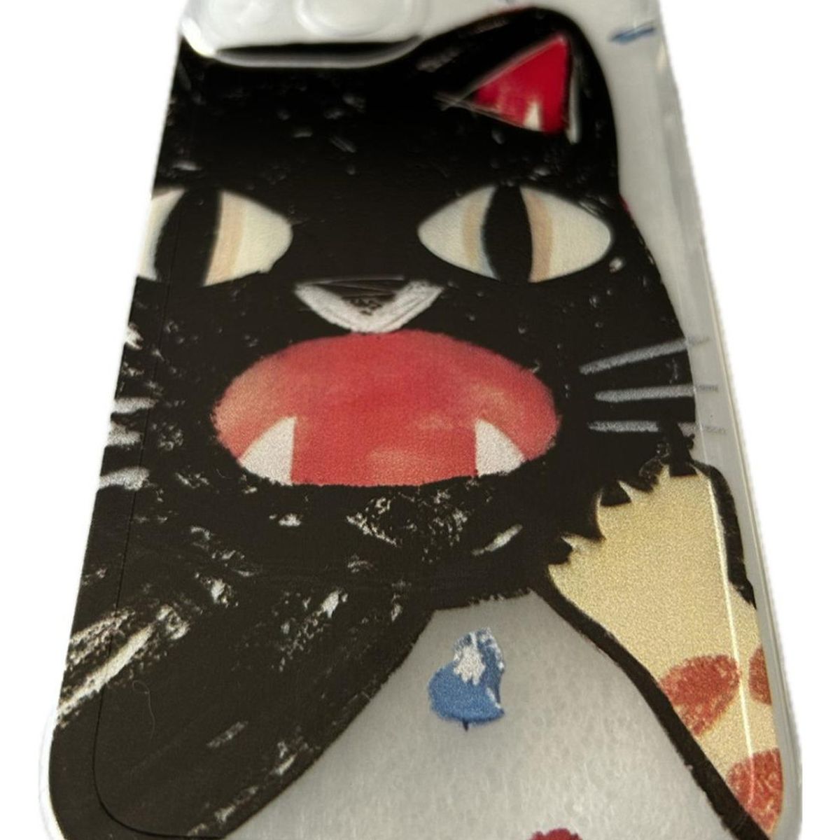 GENERICO - Genérica iPhone Funda Transparente iPhone 13-14-15 Gato Cat