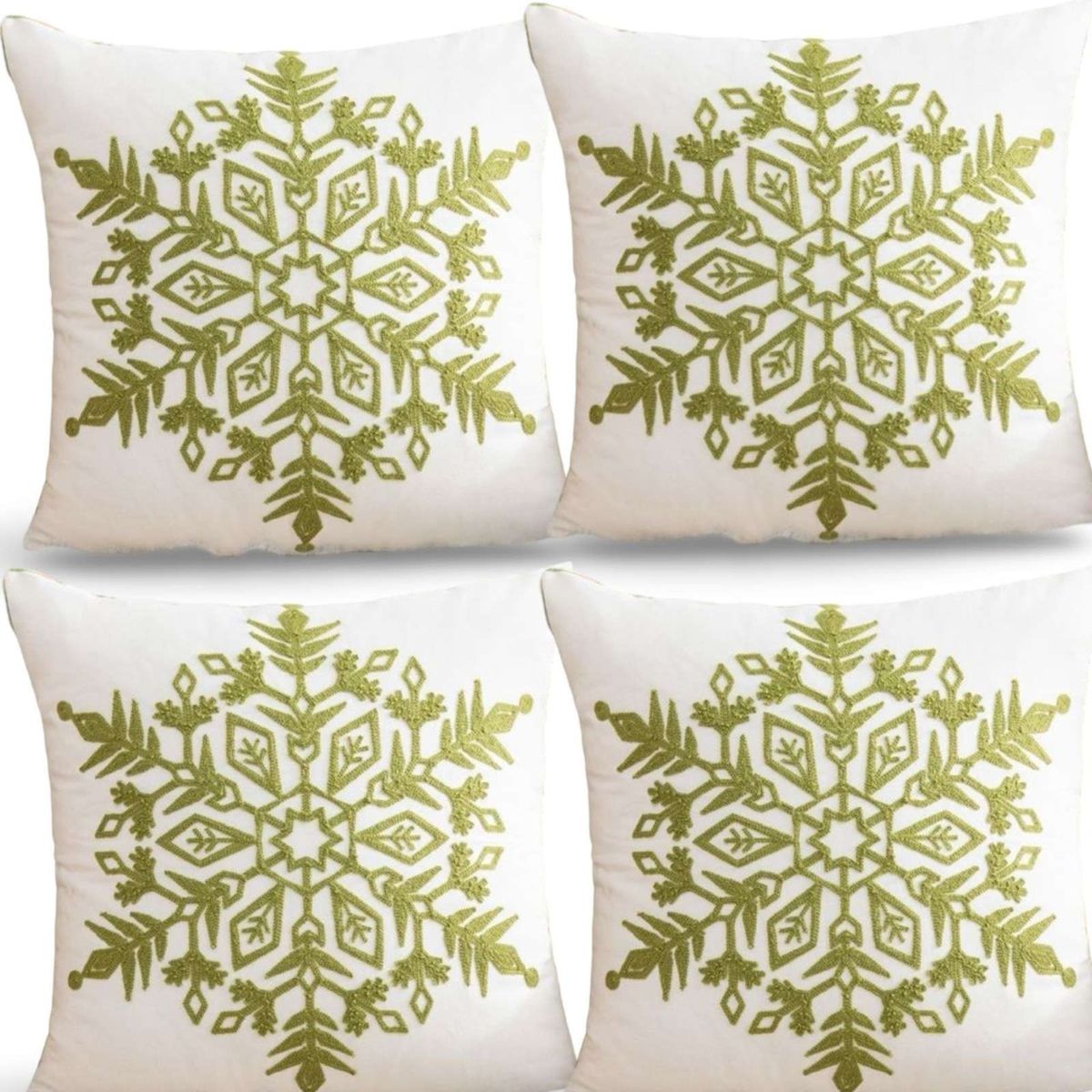 GENERICO - PACK DE 4 FUNDAS DE COJIN PARA NAVIDAD K13