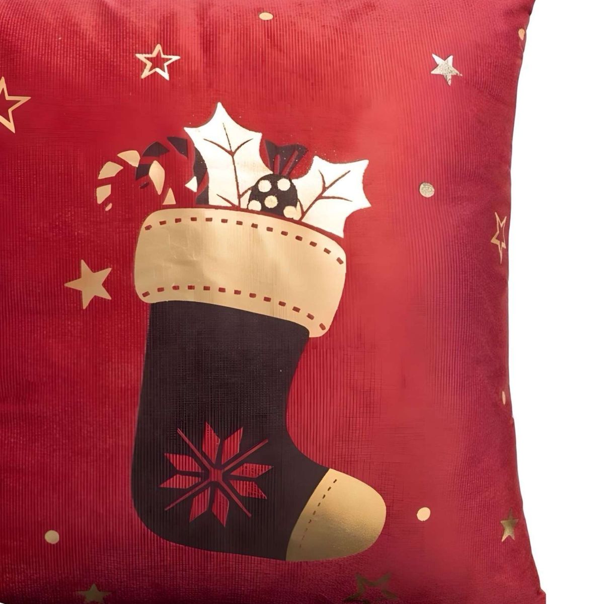 GENERICO - PACK DE 2 FUNDAS DE COJIN PARA NAVIDAD M5