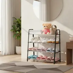 GENERICO - Zapatero Rack Organizador de 4 Niveles