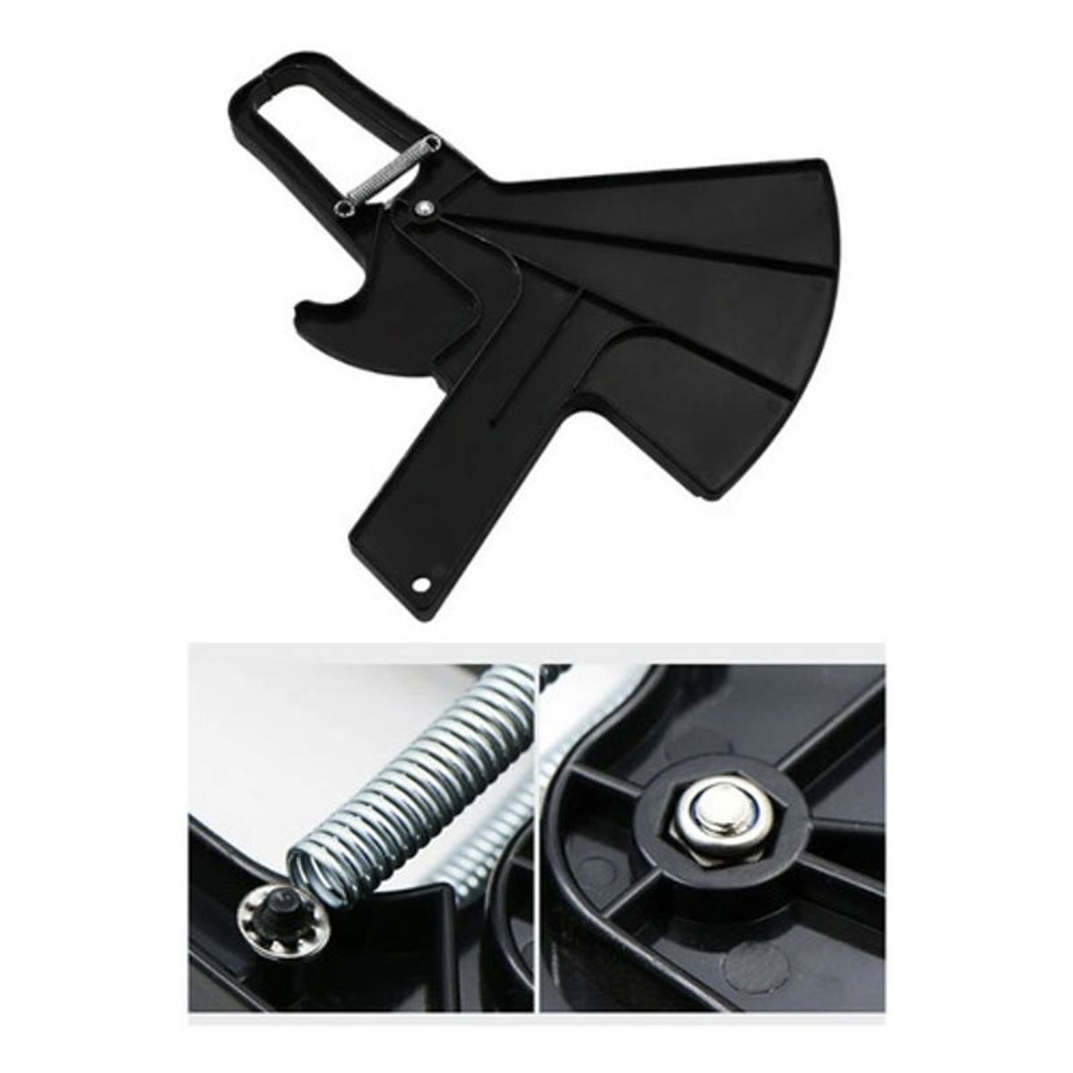 GENERICO - Plicometro Slim Guide Calibrador De Grasa Corporal Negro