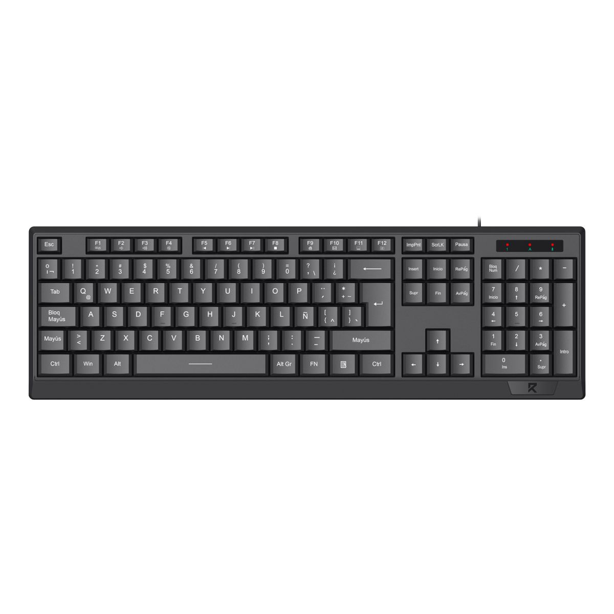 REDRAGON - Teclado Redragon BK8345 SP Español Negro