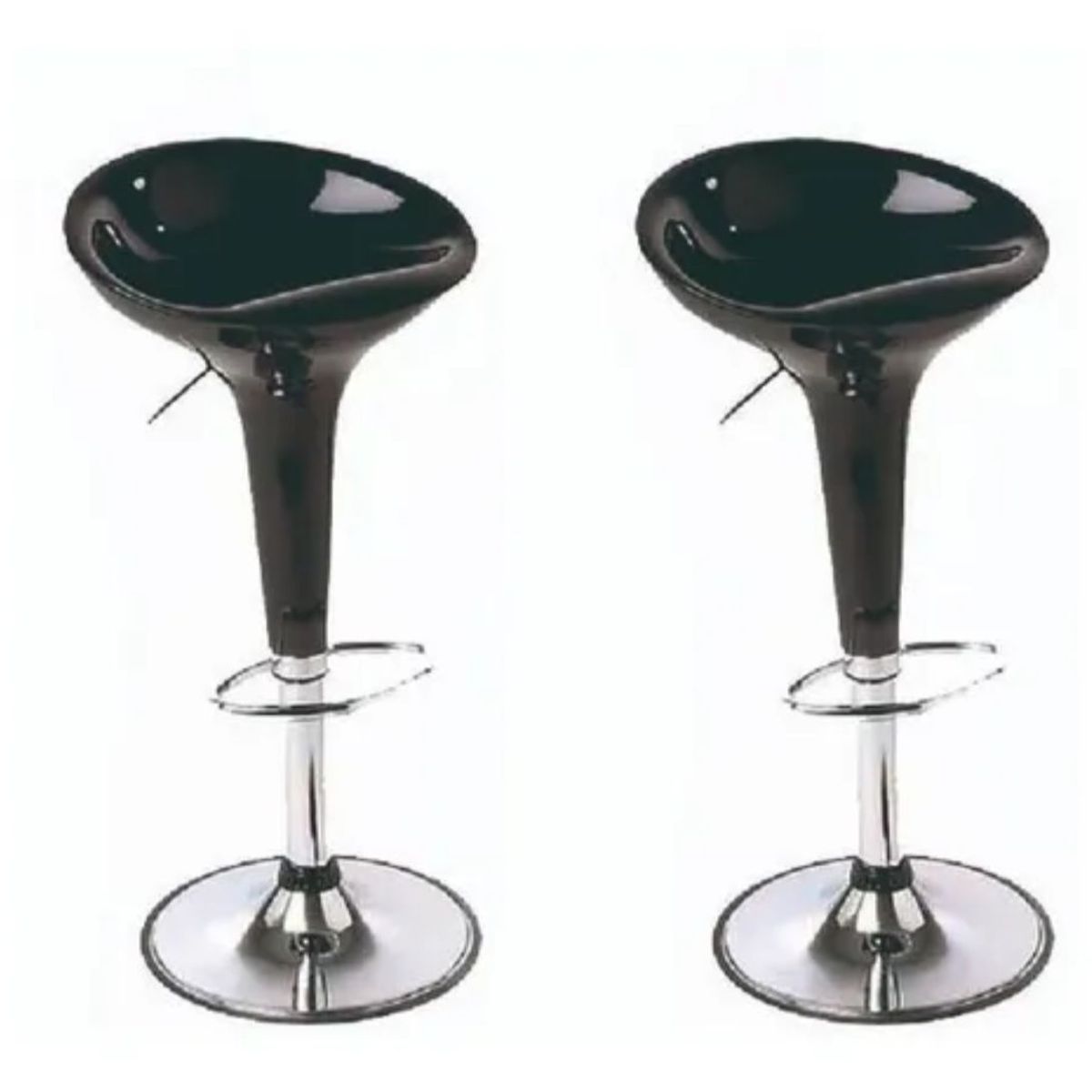 HABITA2 CHILE - Pack 2 Silla de bar acrilico ajustable