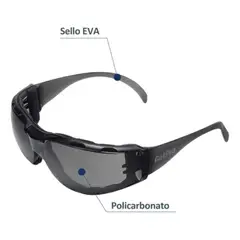 GENERICO - Anteojos Con Goma Getpro Negro Oscuro