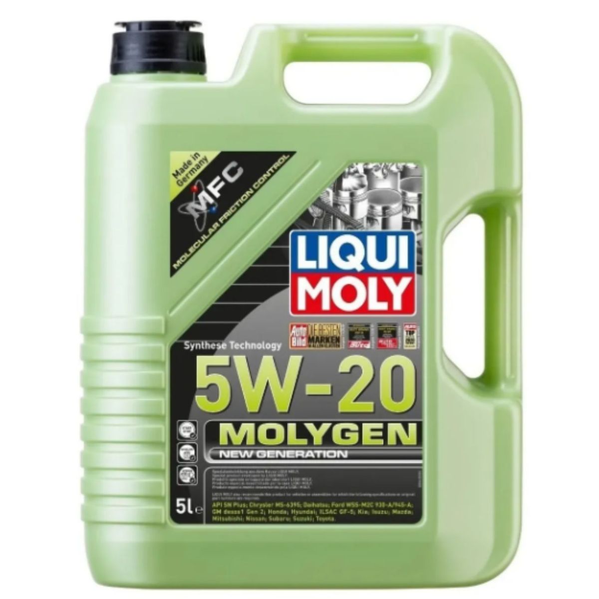 LIQUI MOLY - Aceite Motor 5w20 Molygen 5 Lts. Liqui Moly