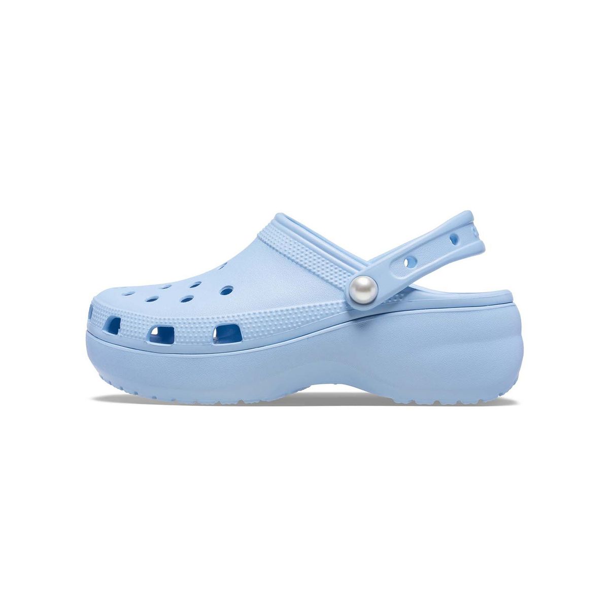 CROCS - Zueco Crocs Mujer Classic Plataforma Pearl Clog Azul CROCS