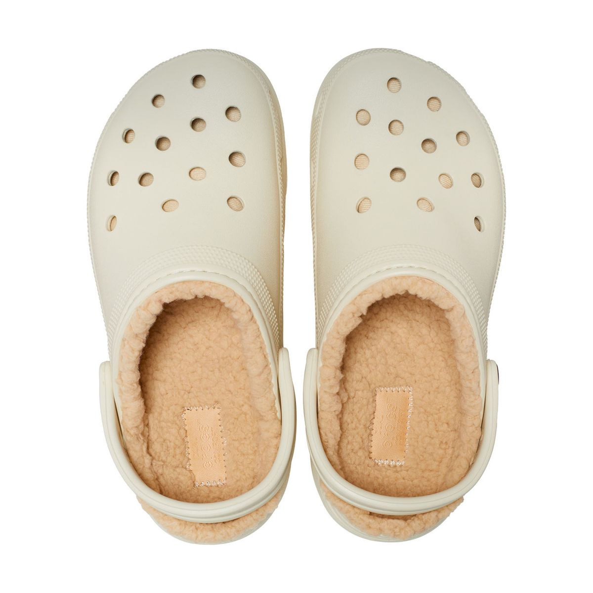 CROCS - Zueco Crocs Mujer Classic Plataforma Lined Clog W Beige CROCS