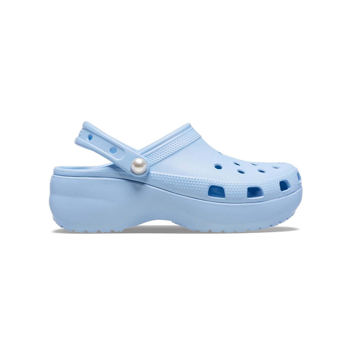 CROCS - Zueco Crocs Mujer Classic Plataforma Pearl Clog Azul CROCS