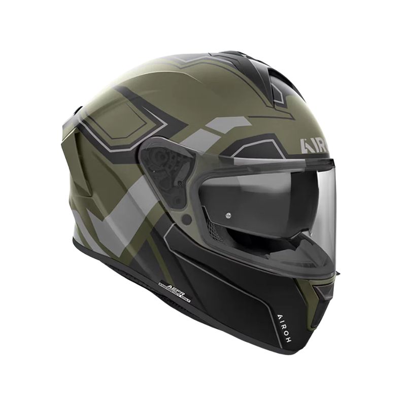 AIROH - Casco De Moto Airoh Spark 2 Dart Militar Verde Mate