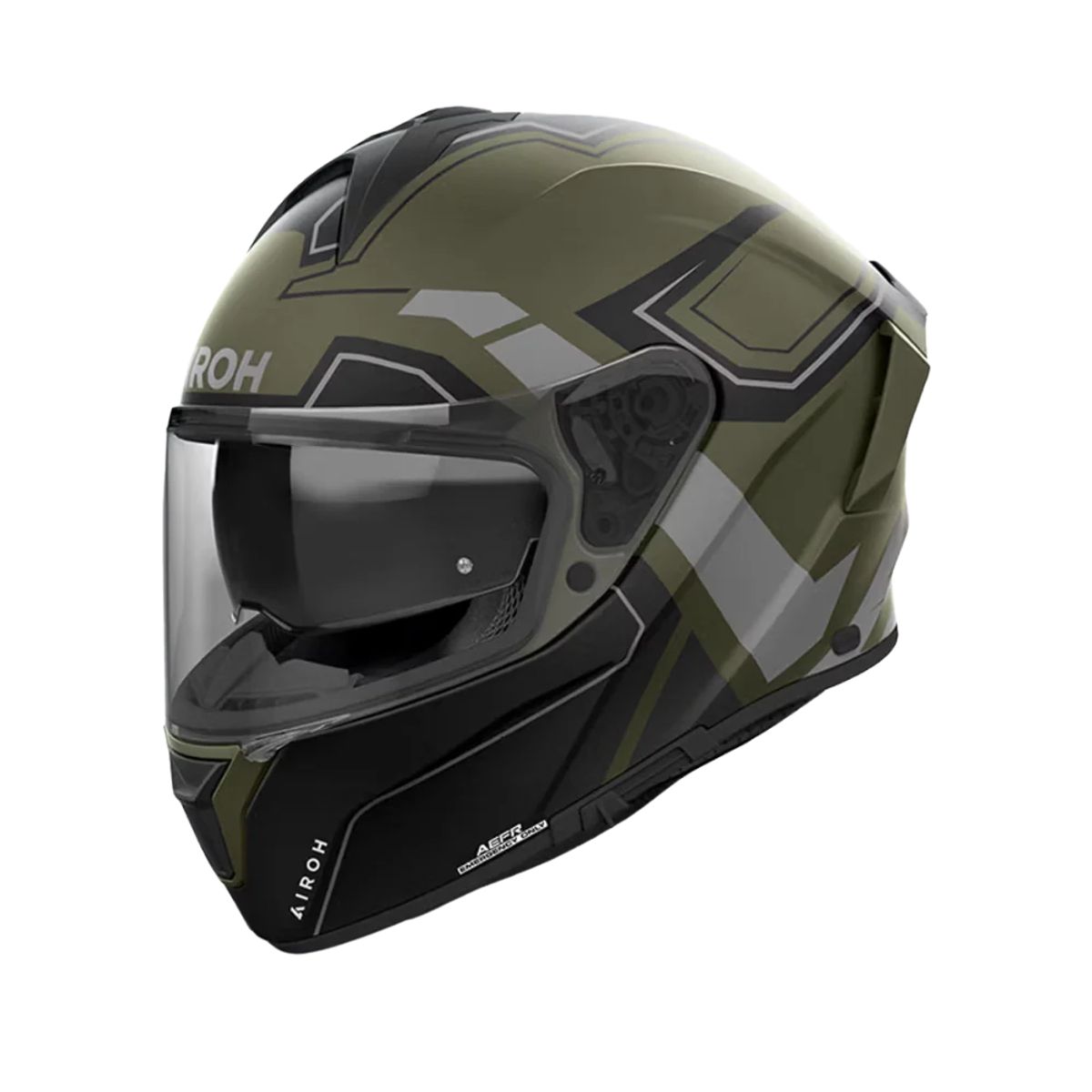 AIROH - Casco De Moto Airoh Spark 2 Dart Militar Verde Mate_.