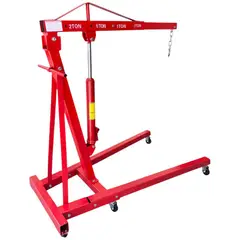 GENERICO - TECLE GRUA PLUMA PARA SACAR MOTORES 2 TONELADAS HIDRAULICA