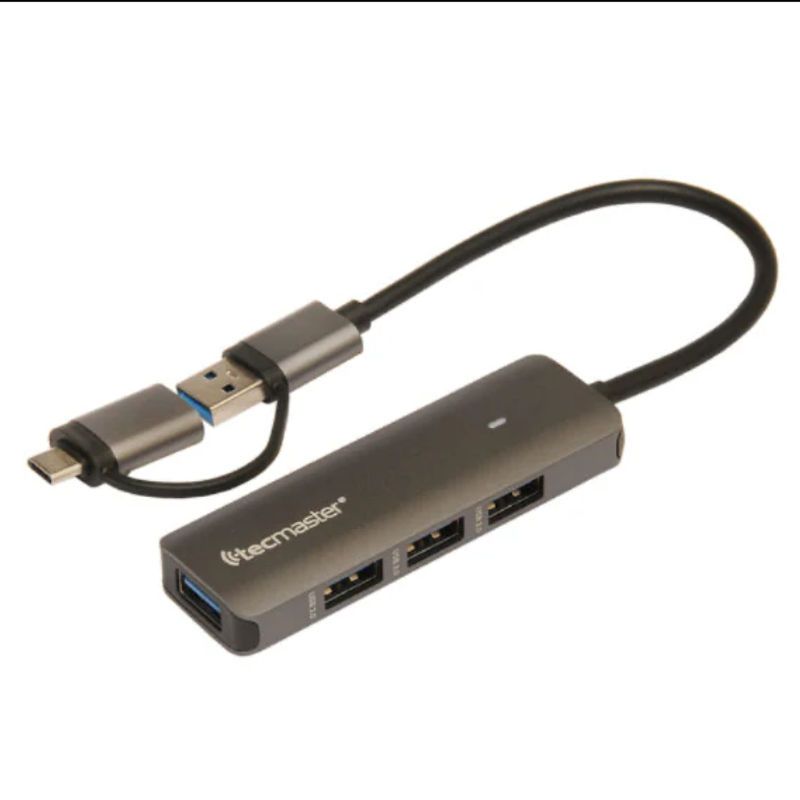 FACTORYTECH - Hub Tipo-CUSB 4 Puertos Usb 31 Macbook Notebook Tecmaster