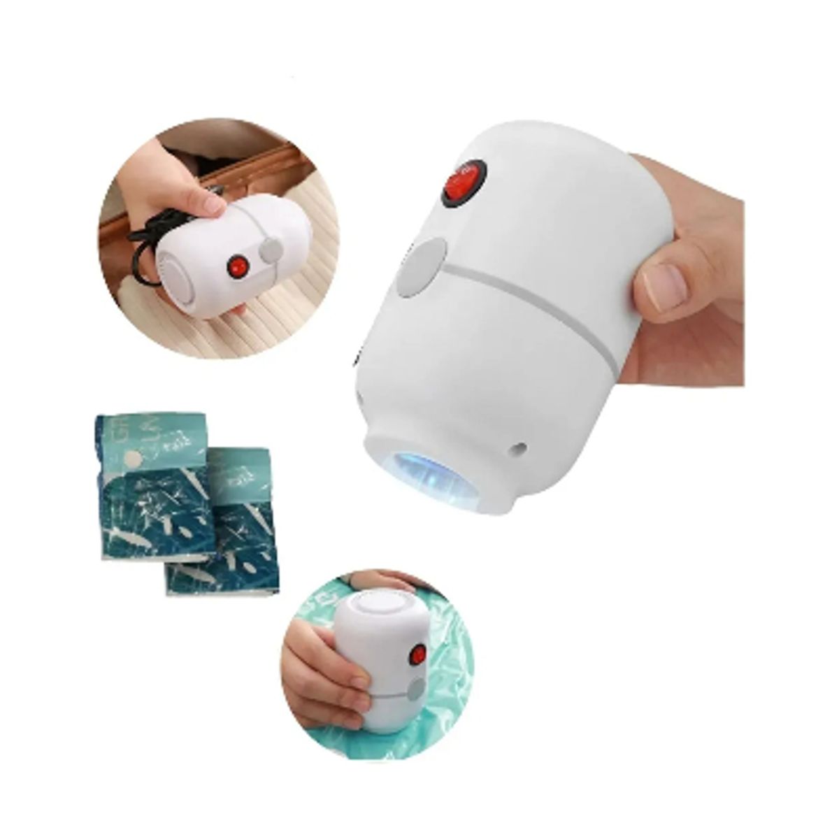 GENERICO - Mini Aspiradora Eléctrica Para Sellado Al Vacío