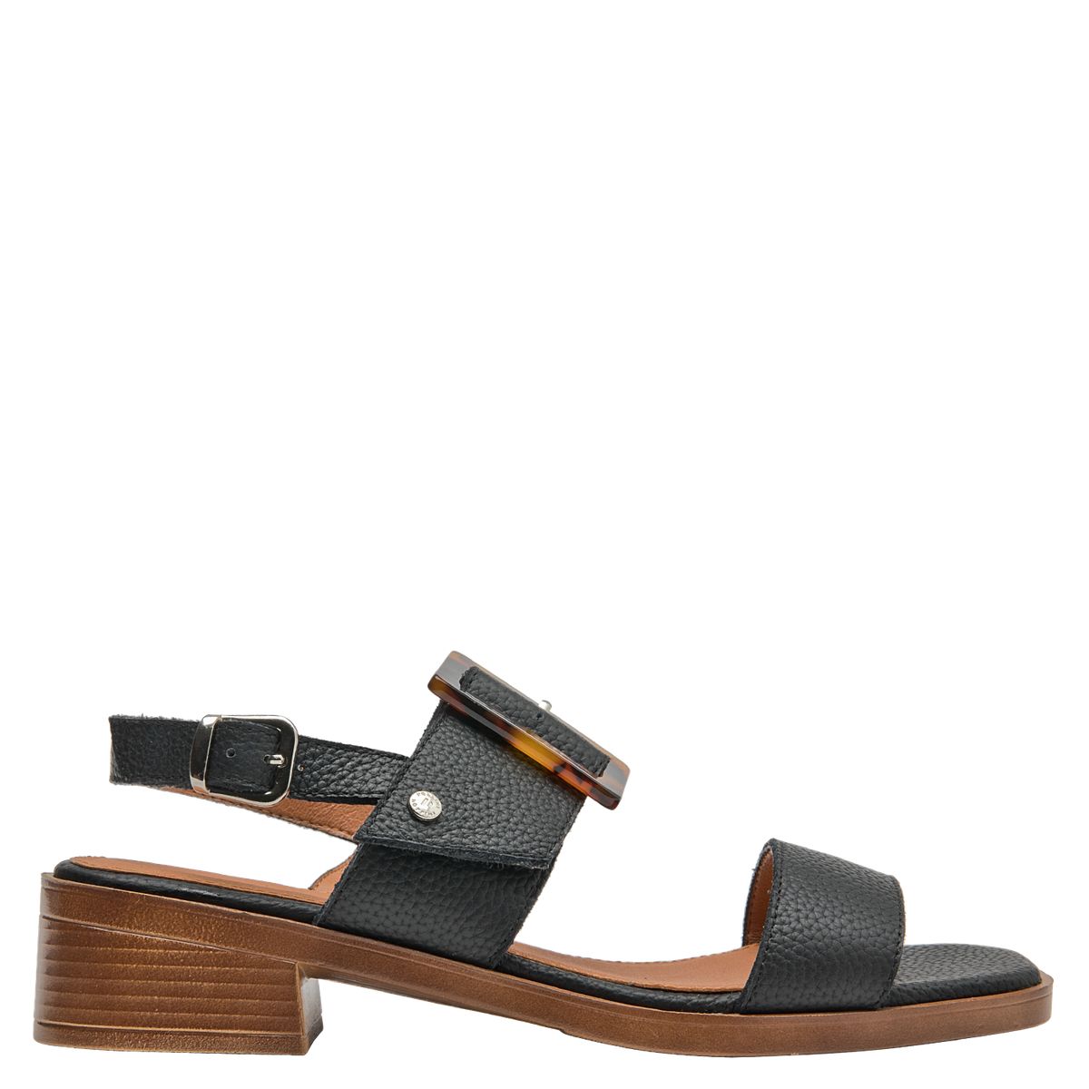 POLLINI - Sandalia Mujer Casual Negro