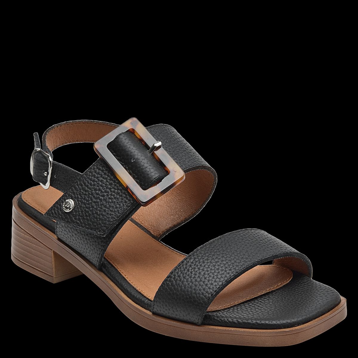 POLLINI - Sandalia Mujer Casual Negro