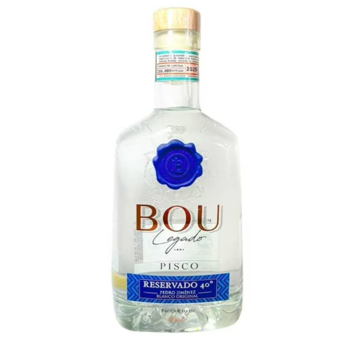 BOU - Pisco Bou Legado Pedro Jimenez 40° Premium Blanco