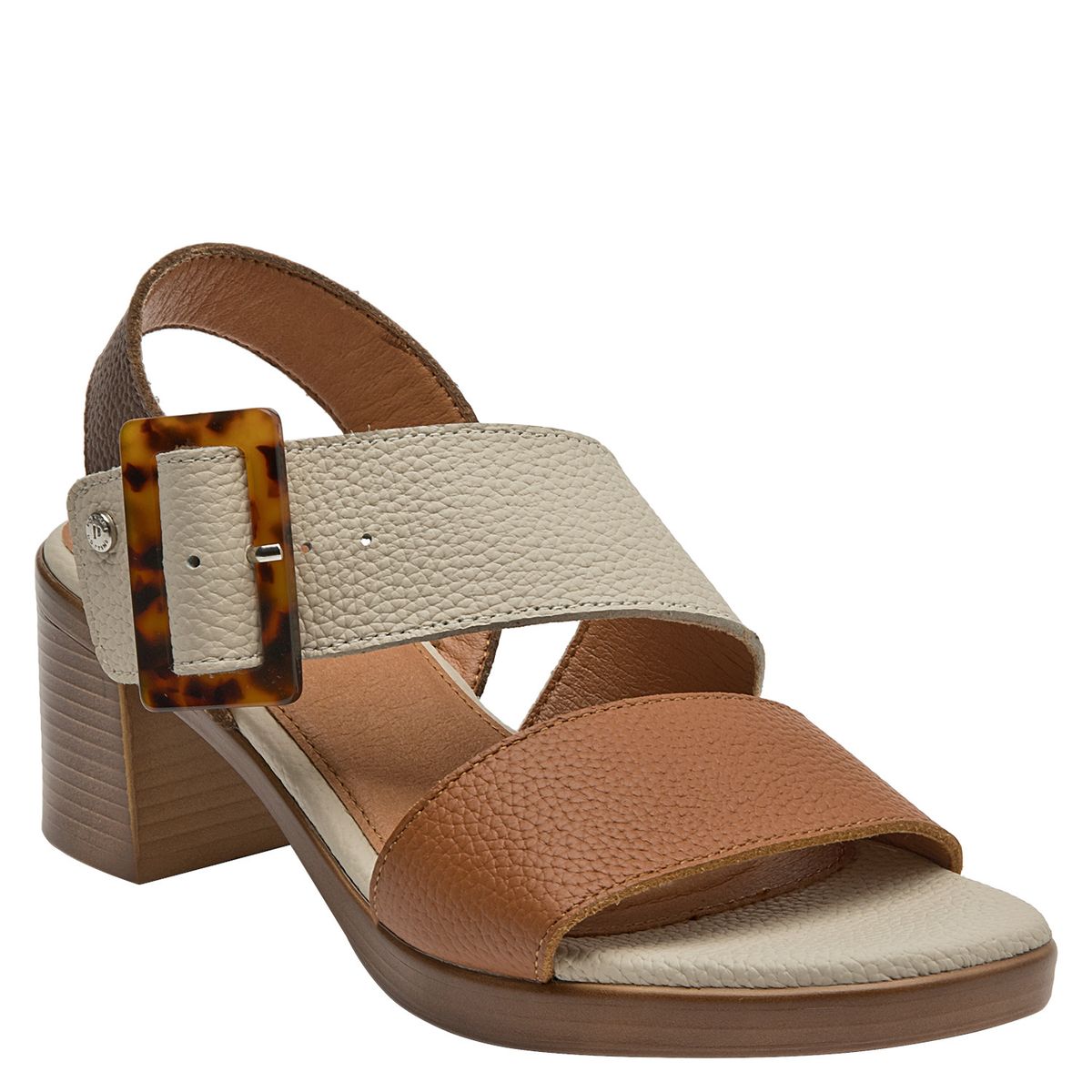 POLLINI - Sandalia Mujer Casual Marrón claro
