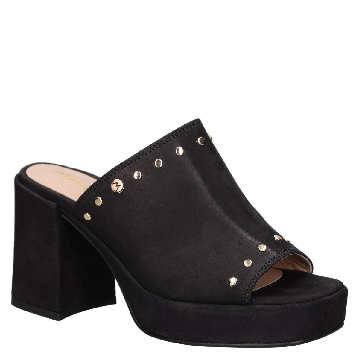 MINGO - Sandalia Mujer Casual Negro