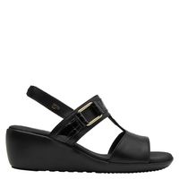 Sandalia Mujer Formal Negro