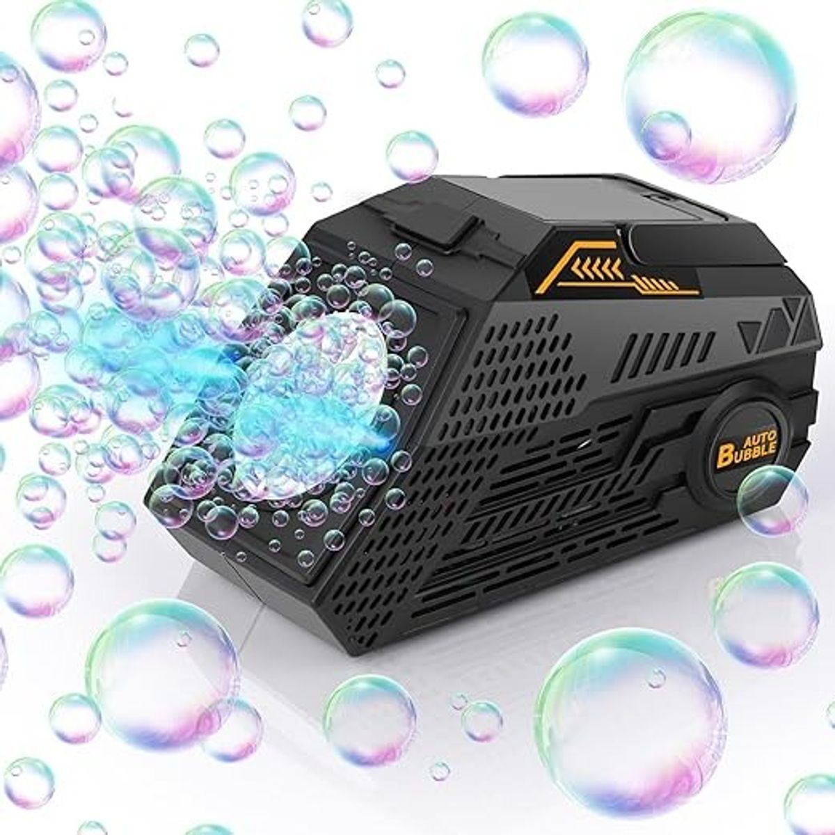 BIG PARTY - Máquina De Burbujas Recargable Portátil 20 Cm Con Usb