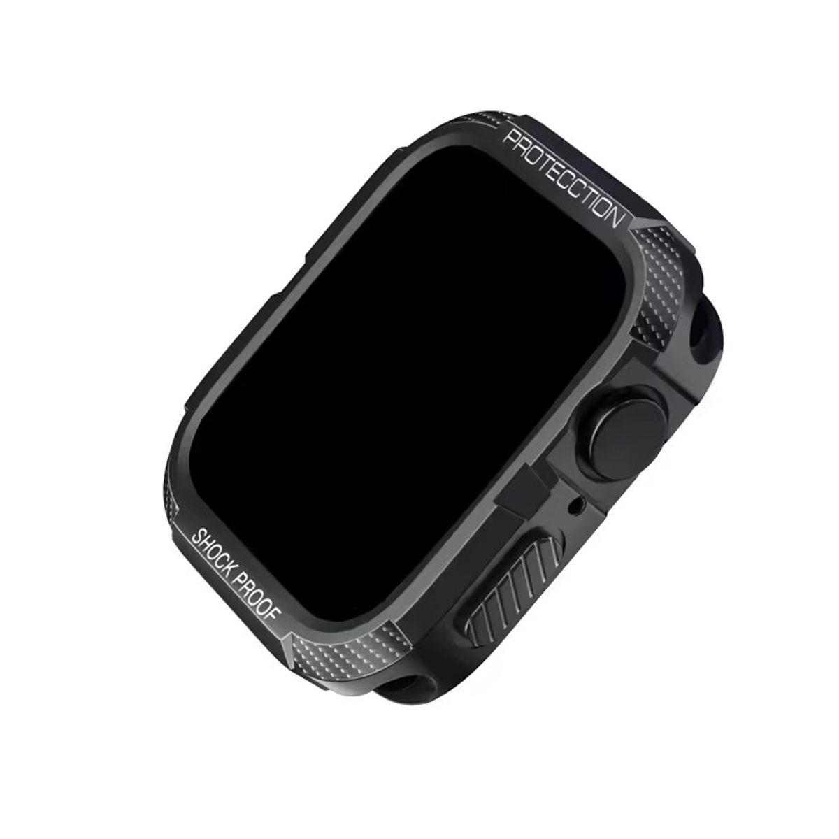 GENERICO - Protector Carcasa Para Apple Watch Shockproof 42mm Serie 11 Negro