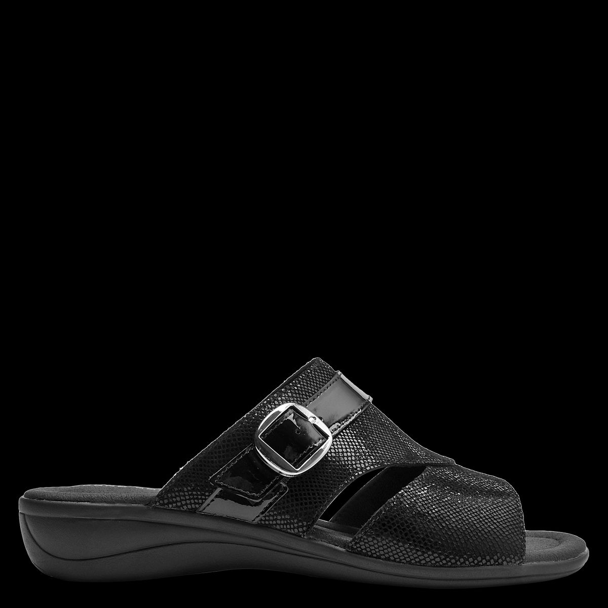 BRUNO ROSSI - Sandalia Mujer Casual Negro