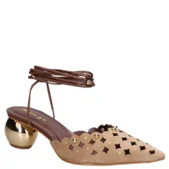 MINGO - Zapato Mujer Formal Marrón claro