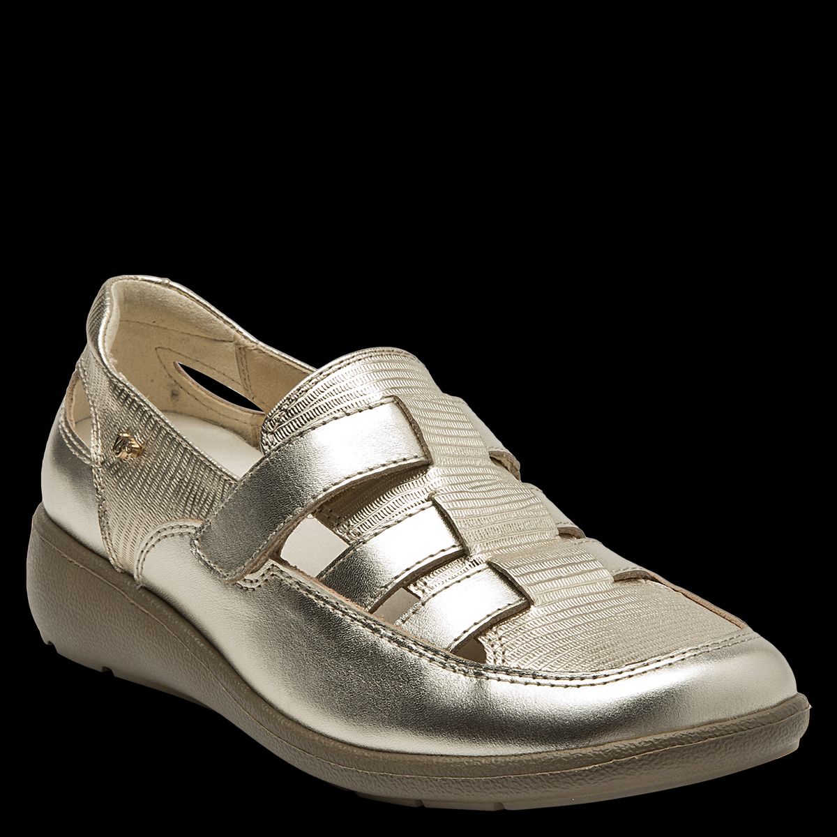 16 HRS - Zapato Mujer Casual Dorado