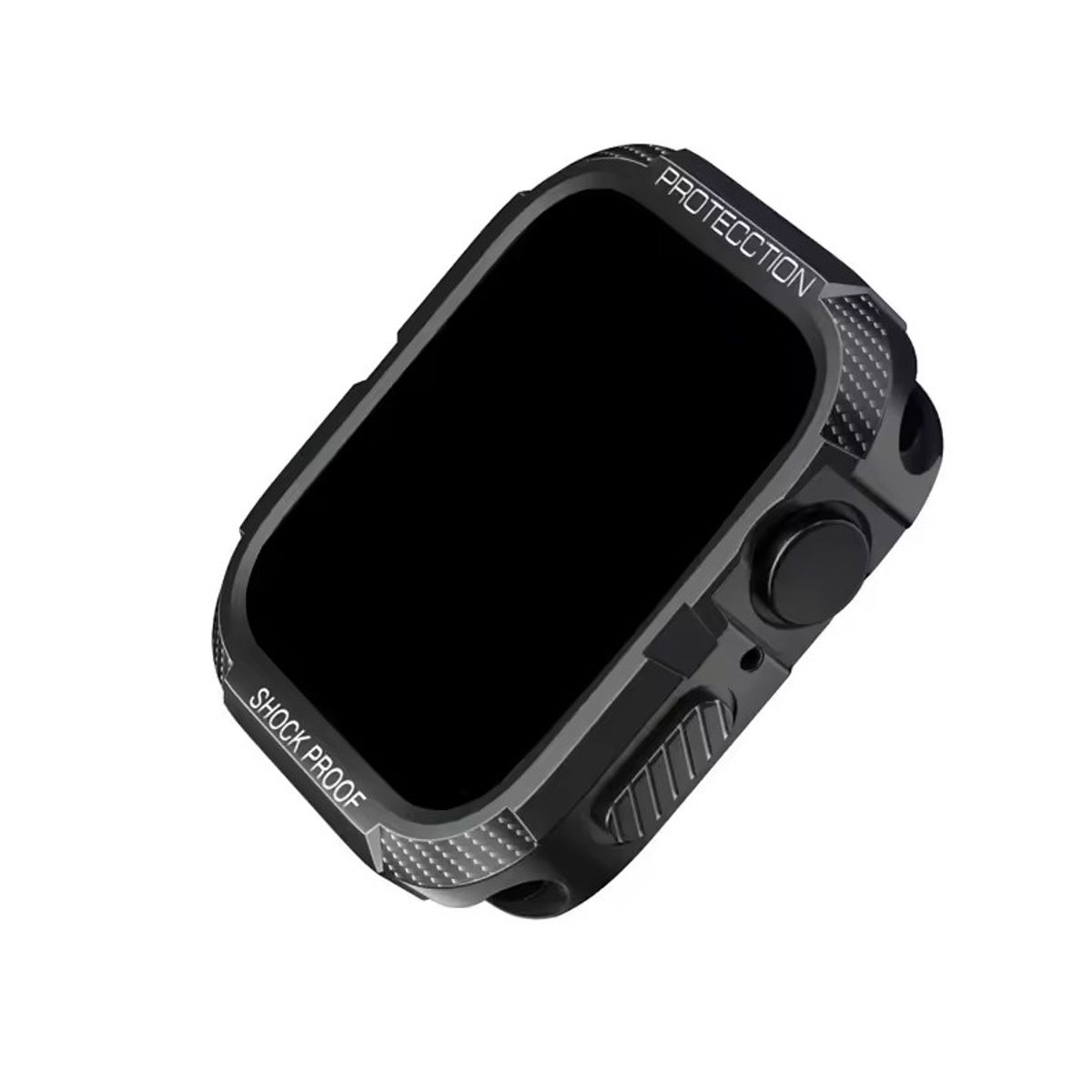 GENERICO - Protector Carcasa Para Apple Watch Shockproof 46mm Negro