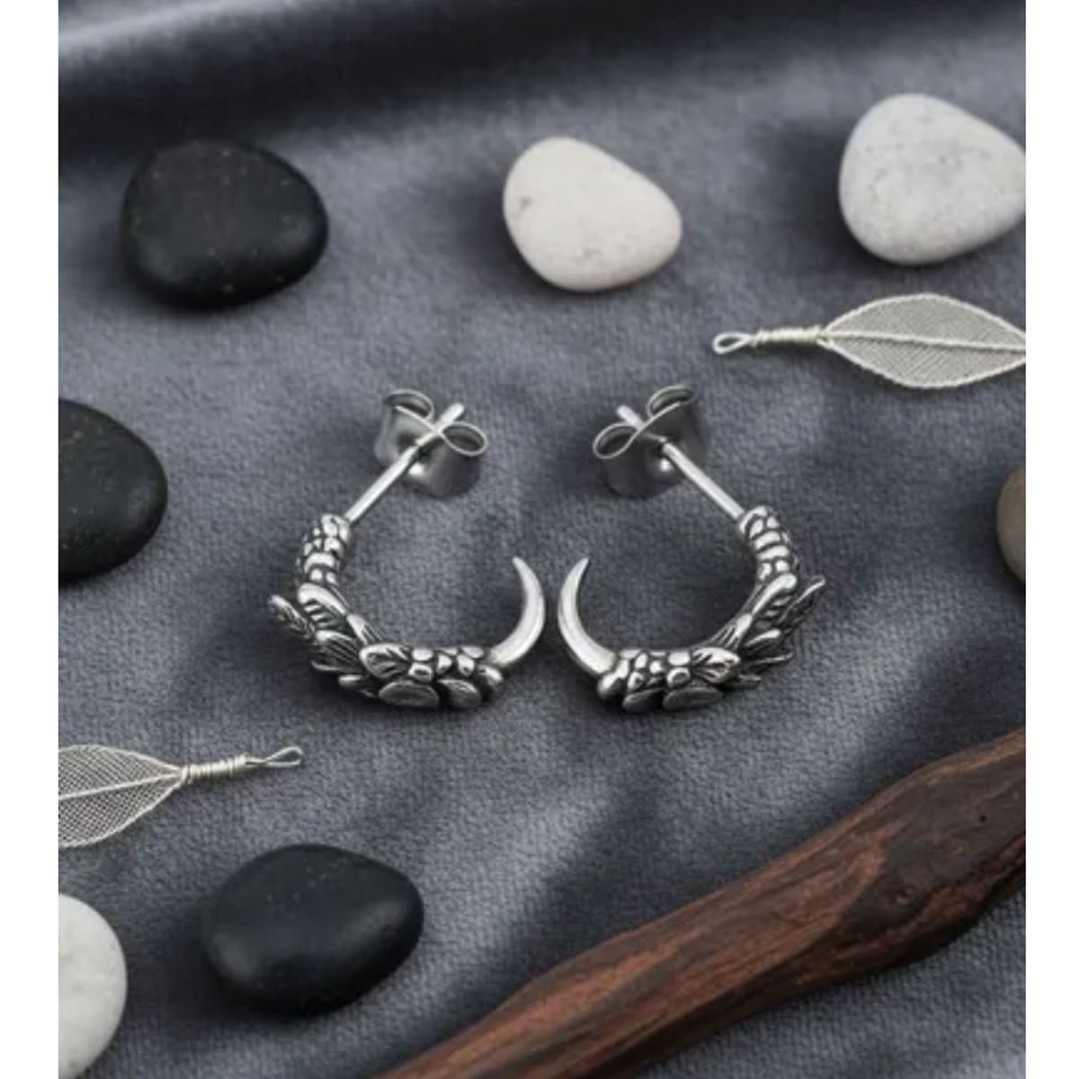 GENERICO - Aros Punk Hombre Mujer Garra Earing Moda