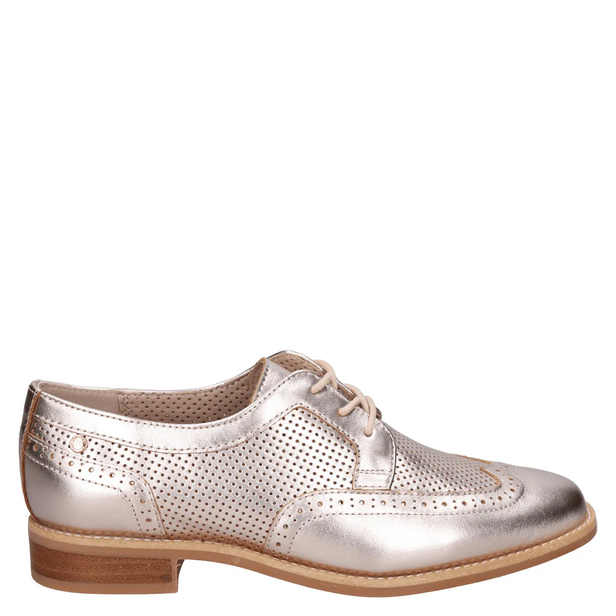 POLLINI - Zapato Mujer Casual Dorado