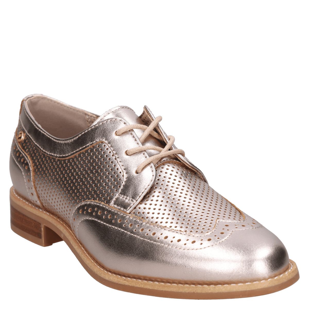 POLLINI - Zapato Mujer Casual Dorado