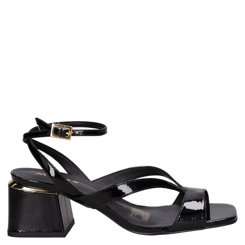MINGO - Sandalia Mujer Formal Negro Mingo