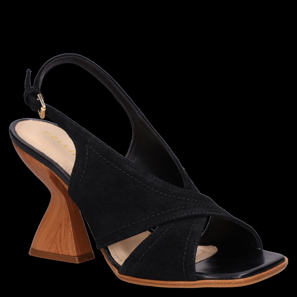 POLLINI - Sandalia Mujer Casual Negro Pollini