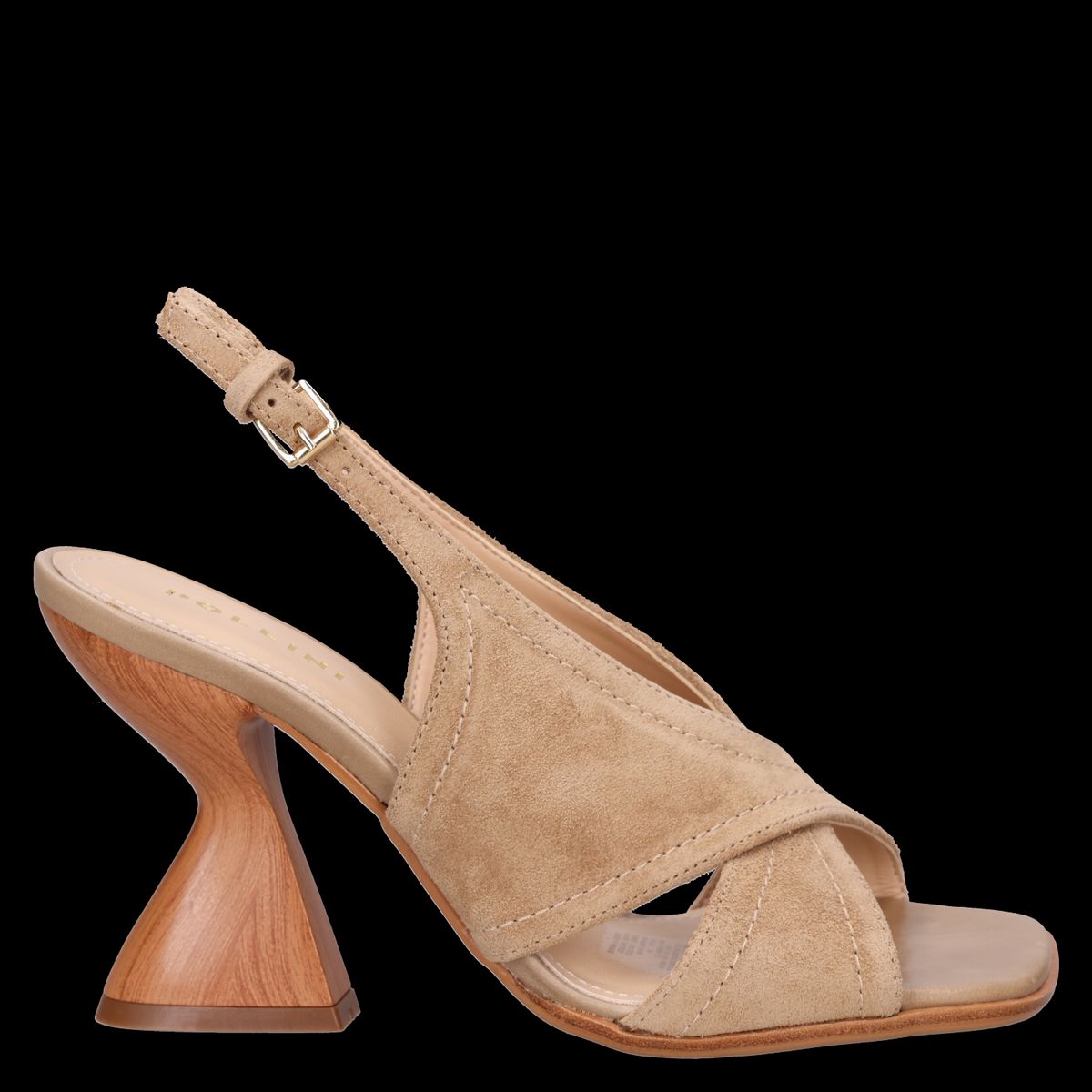 POLLINI - Sandalia Mujer Casual Beige Pollini