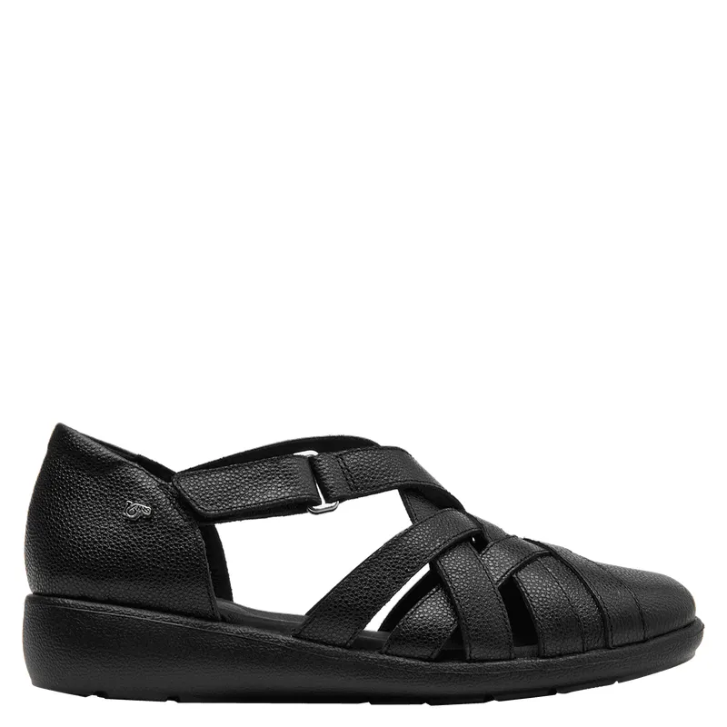 16 HRS - Sandalia Mujer Casual Negro