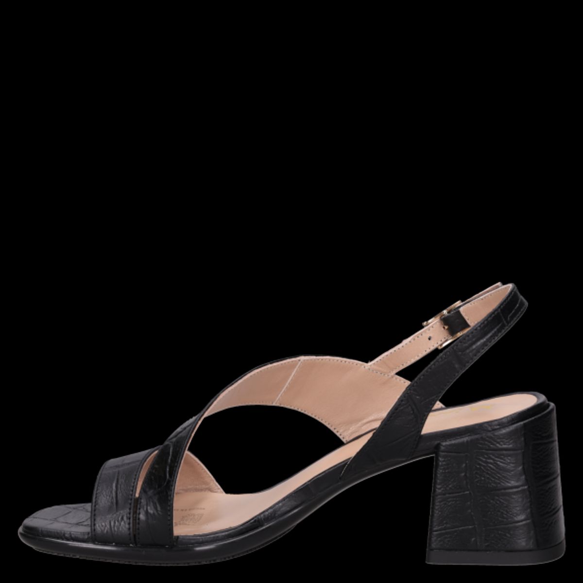 MINGO - Sandalia Mujer Casual Negro Mingo