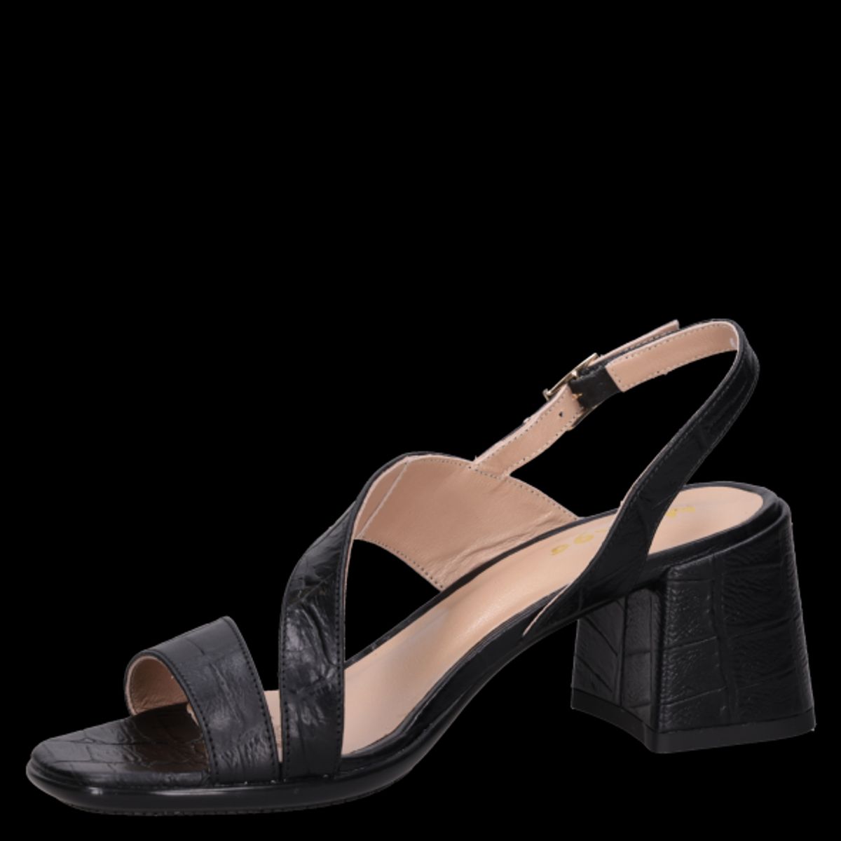 MINGO - Sandalia Mujer Casual Negro Mingo