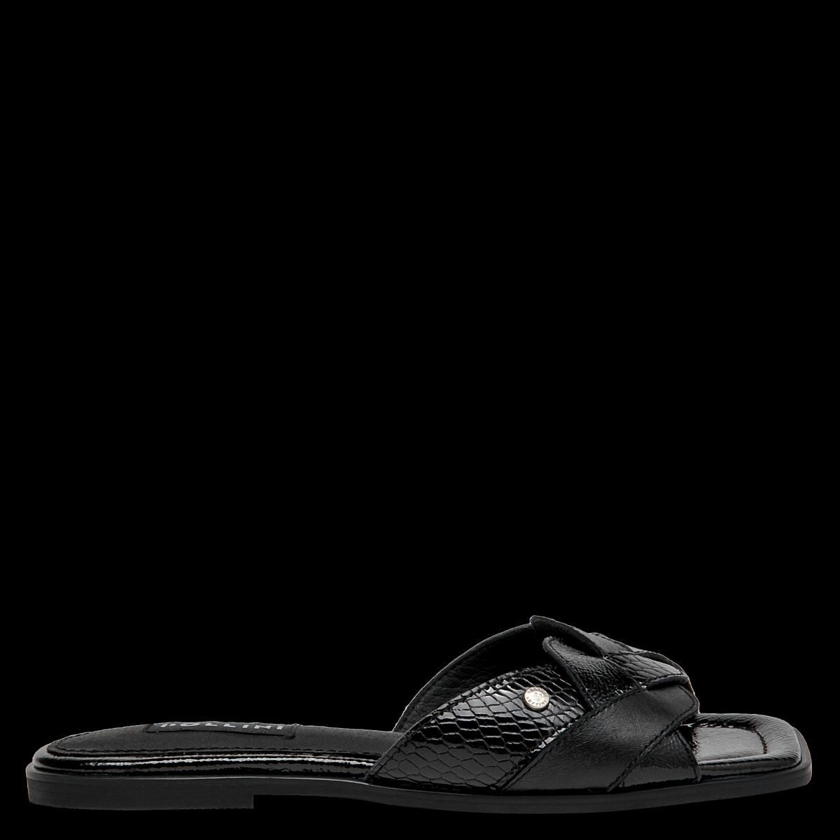 POLLINI - Sandalia Mujer Casual Negro Pollini