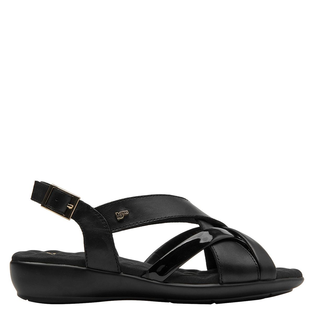 16 HRS - Sandalia Mujer Casual Negro