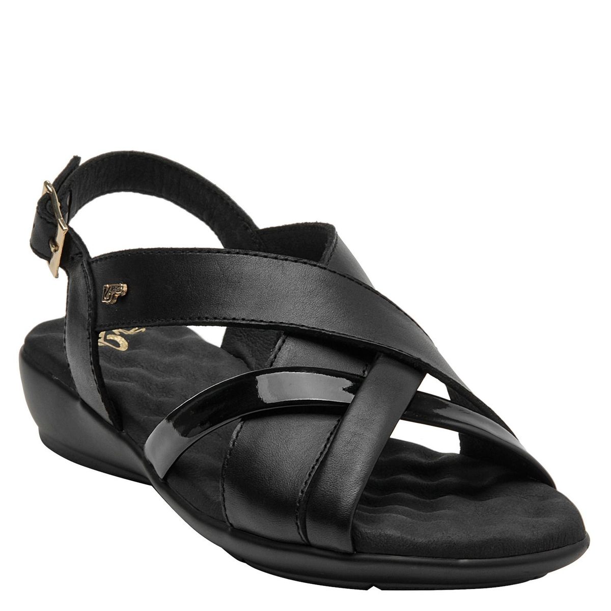 16 HRS - Sandalia Mujer Casual Negro