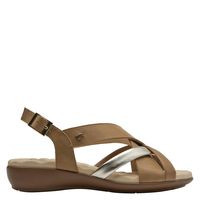 Sandalia Mujer Casual Marrón claro